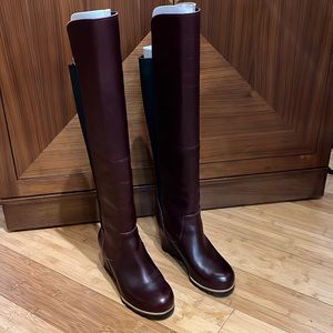 Sorel Fiona Over the Knee Burgundy Boots - Size 8 EUC
